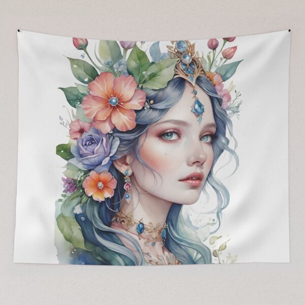 Item preview, Enchanted Watercolor Beauty designed and sold by EdicrisR.