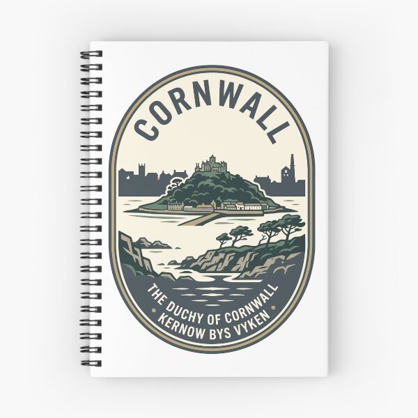 Item preview, Vintage Cornwall St Michaels Mount Coastal Emblem designed and sold by k3rstman1.