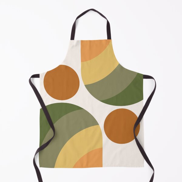 Item preview, Mid Century Modern Geometric Arch in Warm Clay Meadow designed and sold by nineFlorals.