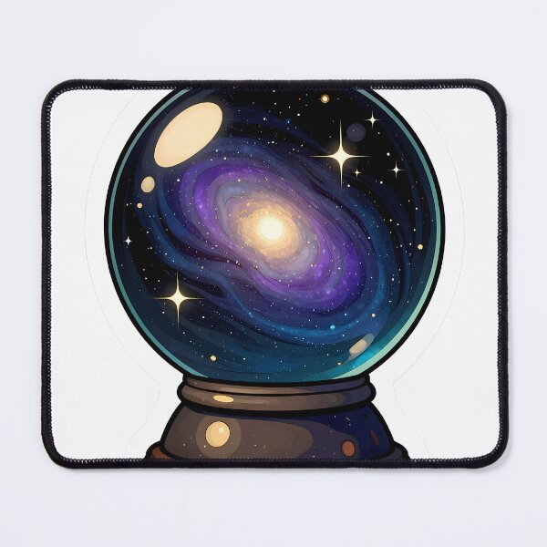 Item preview, Magical Crystal Ball Galaxy Universe | Mystical Witchy Celestial Design designed and sold by Lyrical Soul.