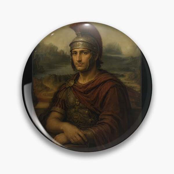 Item preview, Mona Lisa Roman Legion Parody Art designed and sold by Retr0Tshirts.