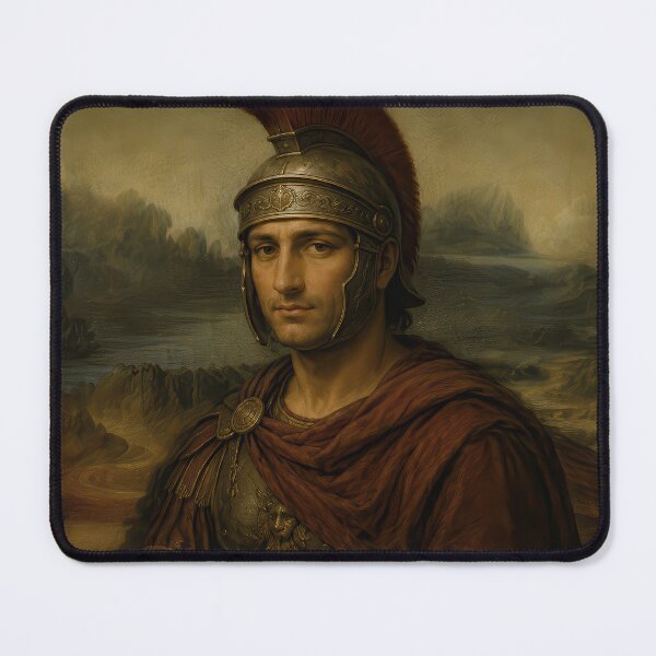 Item preview, Mona Lisa Roman Legion Parody Art designed and sold by Retr0Tshirts.