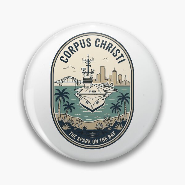 Item preview, Vintage Corpus Christi USS Lexington Harbor Bridge designed and sold by k3rstman1.