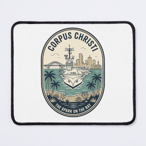 Item preview, Vintage Corpus Christi USS Lexington Harbor Bridge designed and sold by k3rstman1.