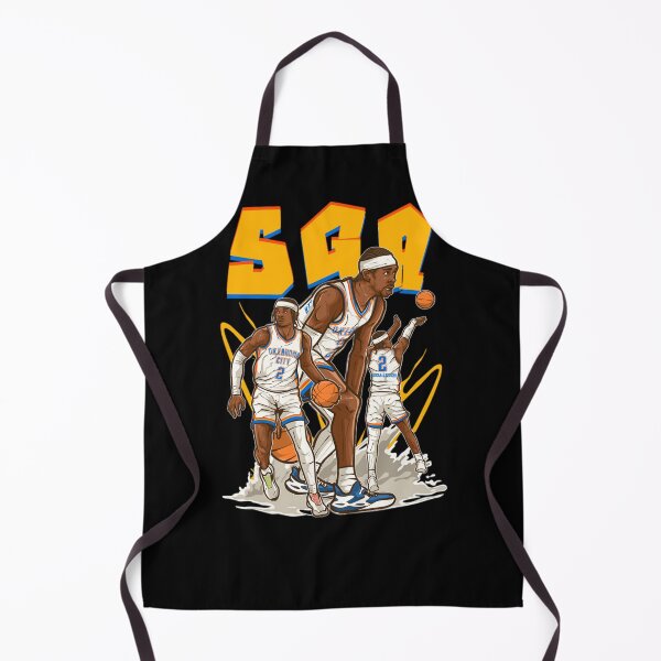 Item preview, Shai Gilgeous Alexander Cartoon Thunder Basketball Poster Design designed and sold by SharoKayd.