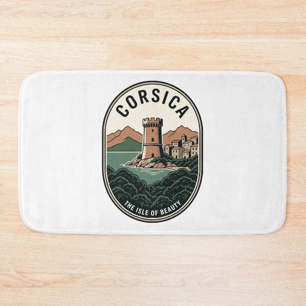 Item preview, Vintage Corsica Isle of Beauty Travel Badge designed and sold by k3rstman1.