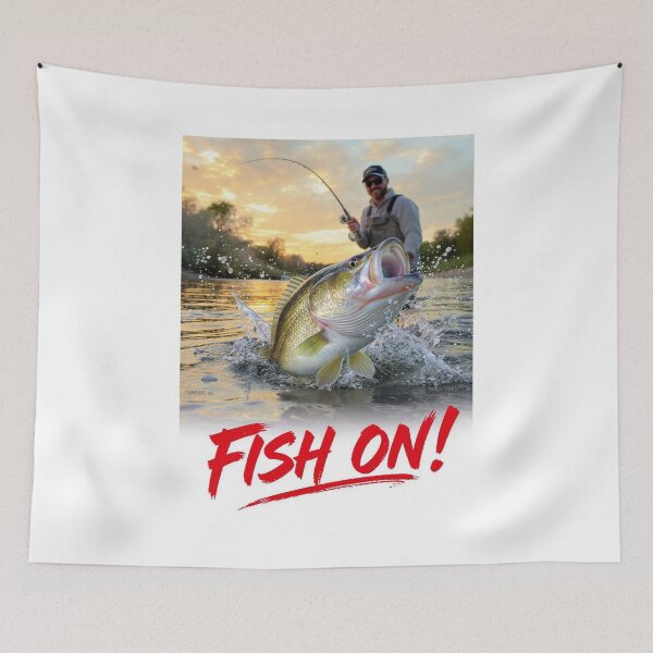 Item preview, Big Mouth Bass Print designed and sold by Lichentroupe63.