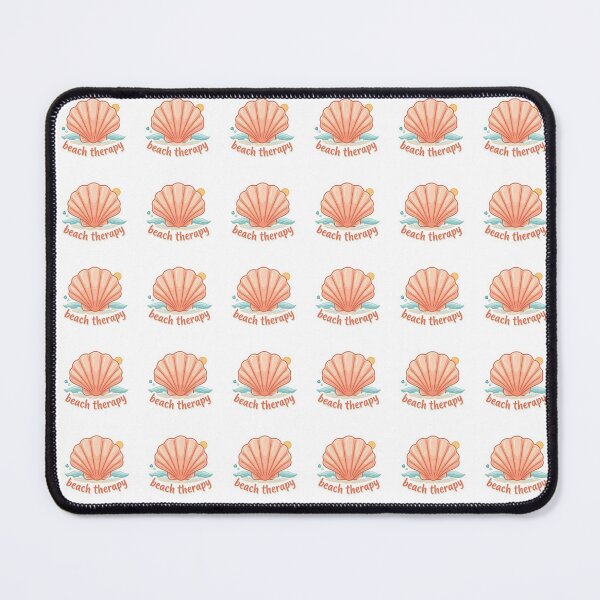 Item preview, Beach Therapy Cute Sea Shell Quote designed and sold by brandingpro.