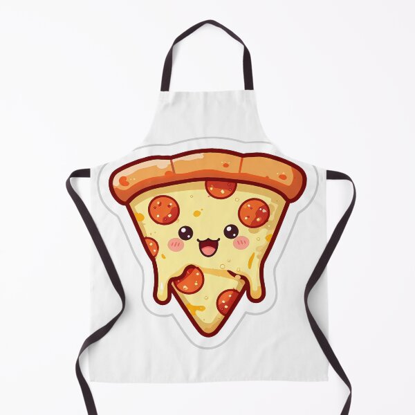 Item preview, Happy Kawaii Pizza Slice | Cute Food Humor Fun Design designed and sold by Lyrical Soul.