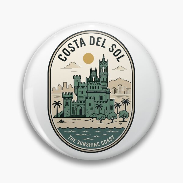 Artikelvorschau, Vintage Costa del Sol Spanien Sonnenküste Abzeichen entworfen und verkauft von k3rstman1.