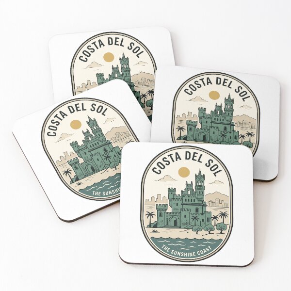 Item preview, Vintage Costa del Sol Spain Sunshine Coast Badge designed and sold by k3rstman1.