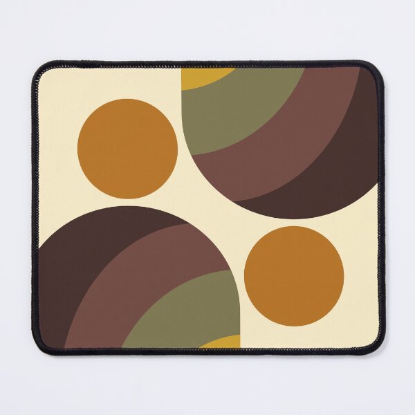 Item preview, Mid Century Modern Geometric Arch in Cozy Hearth Amber designed and sold by nineFlorals.