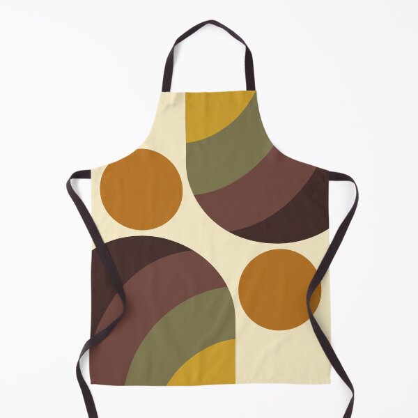Item preview, Mid Century Modern Geometric Arch in Cozy Hearth Amber designed and sold by nineFlorals.