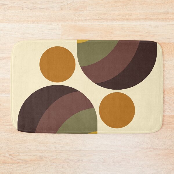 Item preview, Mid Century Modern Geometric Arch in Cozy Hearth Amber designed and sold by nineFlorals.