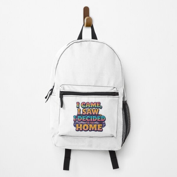 Item preview, I Came I Saw I Decided To Go Home Funny Introvert Sticker designed and sold by Kavya Art.