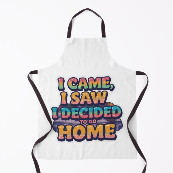 Item preview, I Came I Saw I Decided To Go Home Funny Introvert Sticker designed and sold by Kavya Art.
