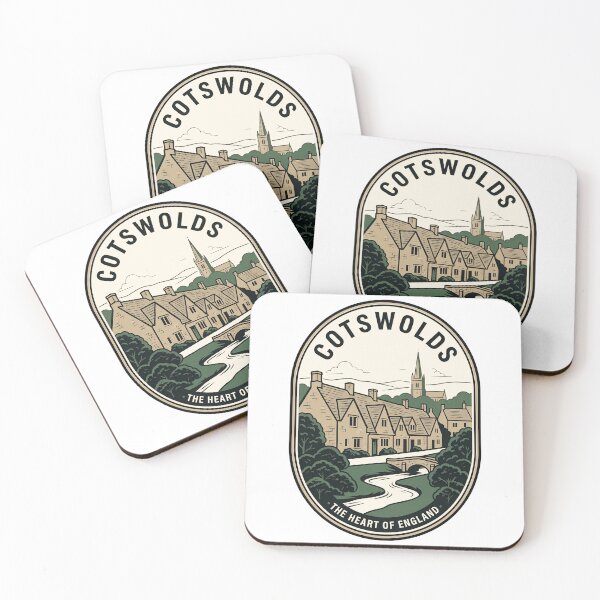 Item preview, Vintage Cotswolds England Countryside Village Travel Badge designed and sold by k3rstman1.