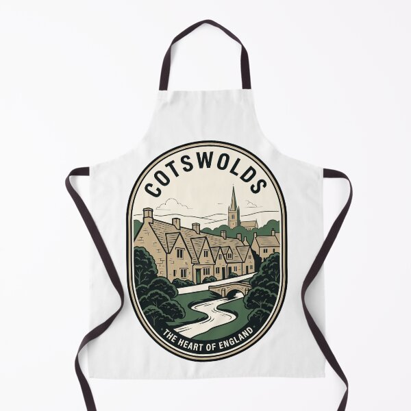Item preview, Vintage Cotswolds England Countryside Village Travel Badge designed and sold by k3rstman1.