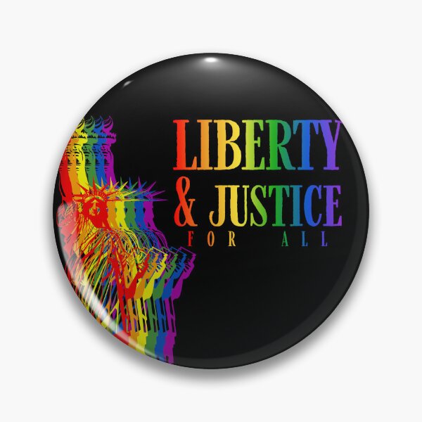 Item preview, Liberty & Justice - Rainbow Statue of Liberty designed and sold by YonderAndBeyond.