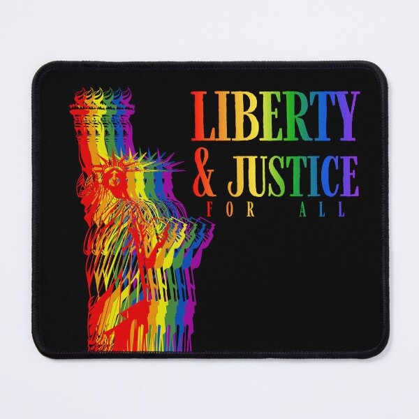 Item preview, Liberty & Justice - Rainbow Statue of Liberty designed and sold by YonderAndBeyond.