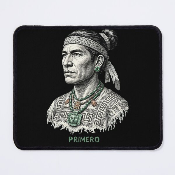 Item preview, Mesoamerican Heritage Portrait — Primero designed and sold by Contrast-Factory.