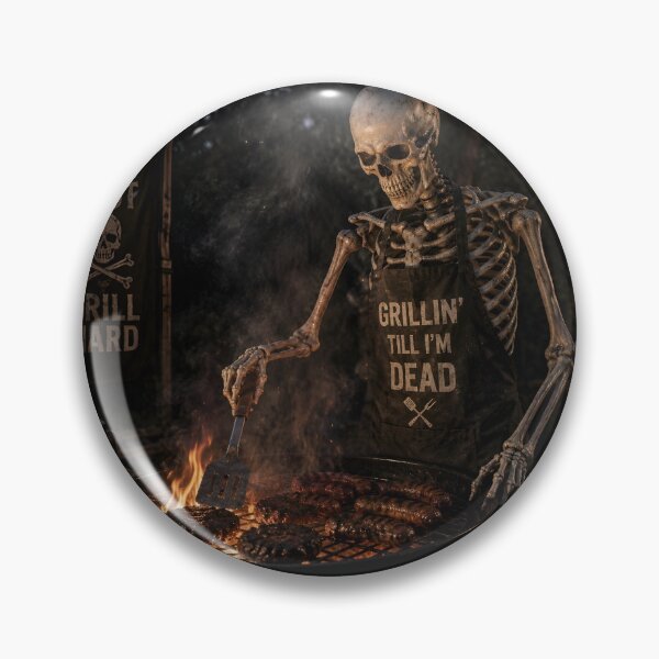 Item preview, The grill master skeleton designed and sold by marcelmangostore.