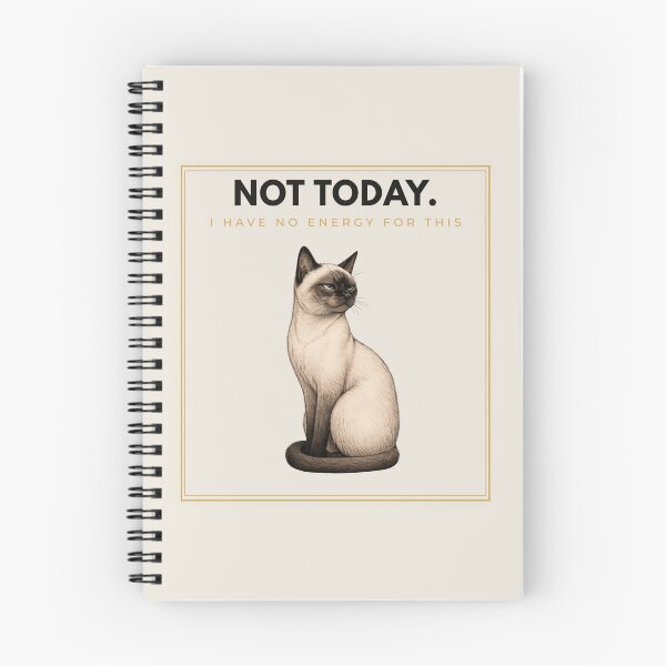 Artikelvorschau, Not Today Low Energy Cat entworfen und verkauft von Print_Syndicate.