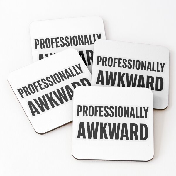Item preview, Professionally Awkward Funny Introvert Sticker designed and sold by Kavya Art.