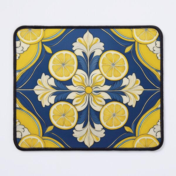 Item preview, Lush Lemons on Mediterranean Tiles designed and sold by Kasia Design.