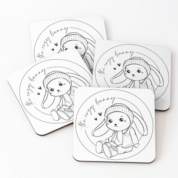 Artikelvorschau, TheCozyBunny Logo Lineart entworfen und verkauft von CozyandBeanie.