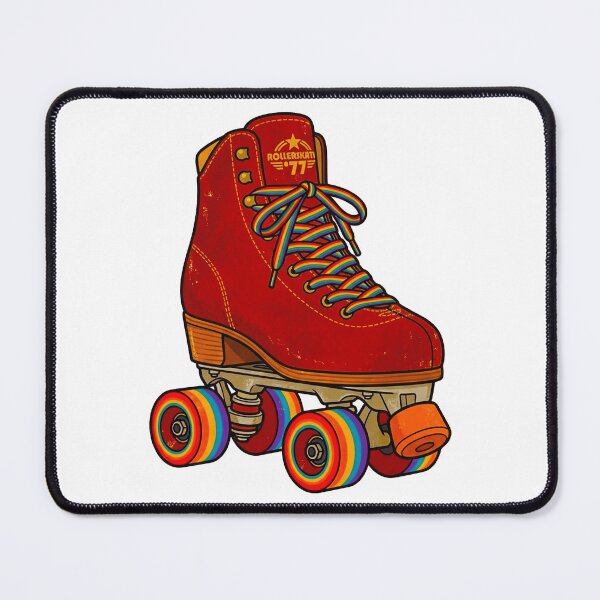Item preview, Vintage 77 Roller Skate Pride Rainbow Laces Retro LGBTQ Aesthetic designed and sold by MT-Hub | Cute Aesthetic Art, Stickers & Phone Cases.