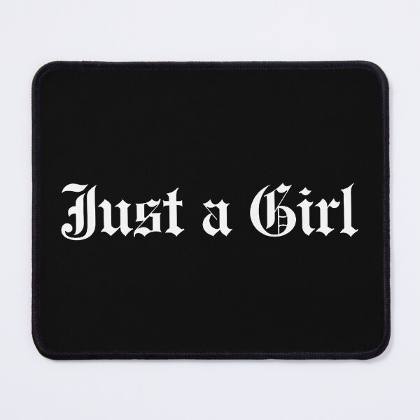 Item preview, Just A Girl Gothic Blackletter designed and sold by HesotenArtS.