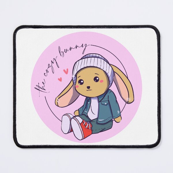 Item preview, The CozyBunny Logo Pink designed and sold by CozyandBeanie.