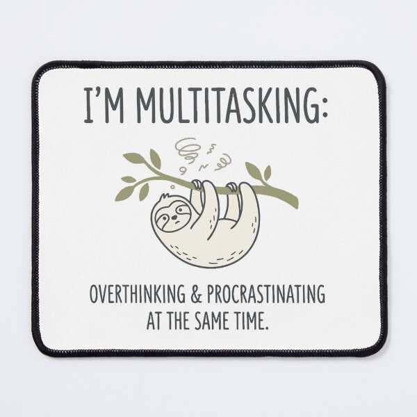 Item preview, Funny Sloth Multitasking Quote Shirt designed and sold by WormJ.