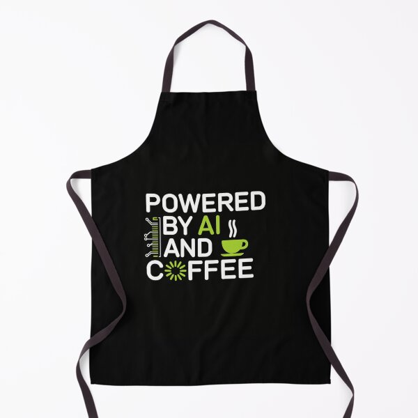 Item preview, Powered By AI And Coffee Funny Tech Design designed and sold by Ekonolotie.