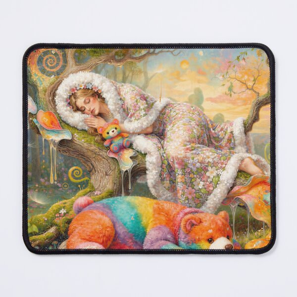 Item preview, Sleeping Girl in the Enchanted Woodland designed and sold by M-Y-A-R-T-.