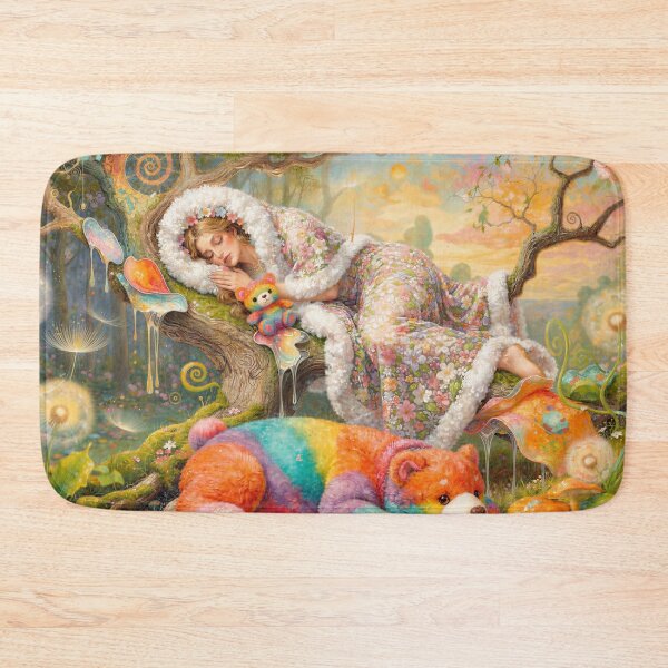 Item preview, Sleeping Girl in the Enchanted Woodland designed and sold by M-Y-A-R-T-.