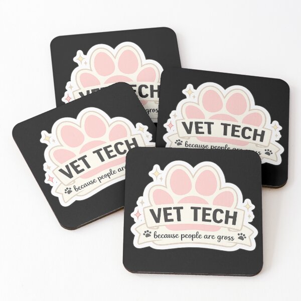 Item preview, Vet Tech Because People Are Gross Cute Paw designed and sold by AMICO77.