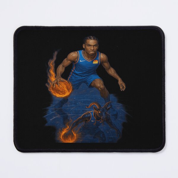 Item preview, Shai Cosmic Mirror Basketball Poster Design Today Graphic designed and sold by SharoKayd.