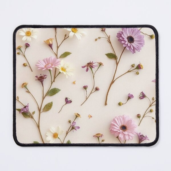 Item preview, Delicate Pressed Flower Pattern designed and sold by IntelliMindDesigns.