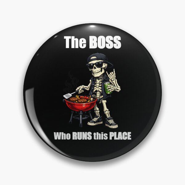 Item preview, The grill boss who runs this place designed and sold by marcelmangostore.
