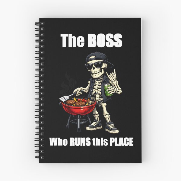 Item preview, The grill boss who runs this place designed and sold by marcelmangostore.