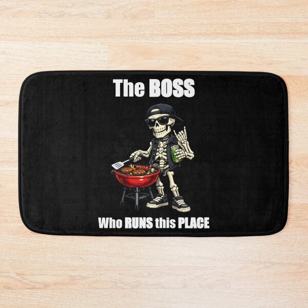 Item preview, The grill boss who runs this place designed and sold by marcelmangostore.