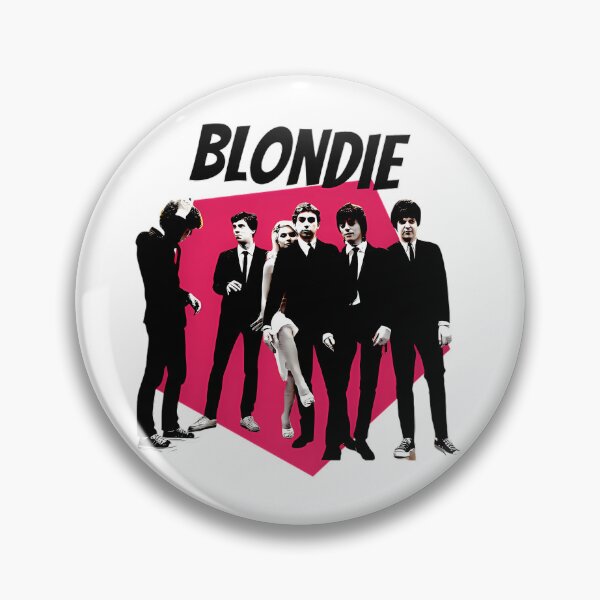Item preview, Blondie Band Retro Pink Diamond Geometric Art designed and sold by HesotenArtS.