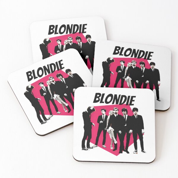Item preview, Blondie Band Retro Pink Diamond Geometric Art designed and sold by HesotenArtS.