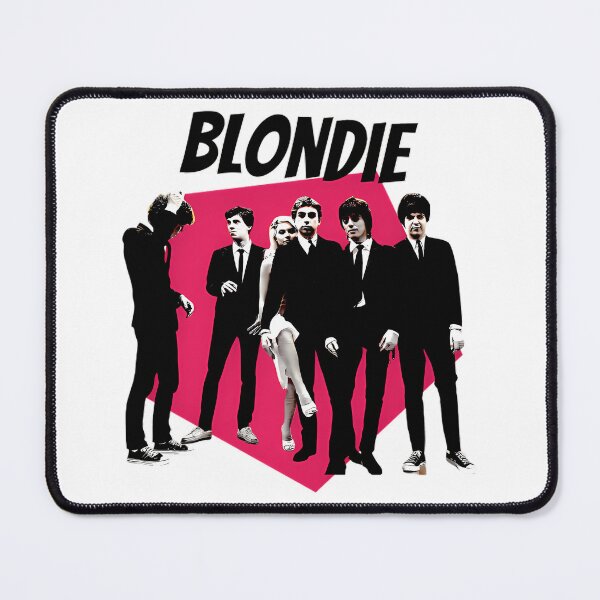 Item preview, Blondie Band Retro Pink Diamond Geometric Art designed and sold by HesotenArtS.