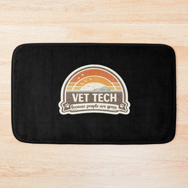 Item preview, Vet Tech Because People Are Gross Retro Vintage designed and sold by AMICO77.