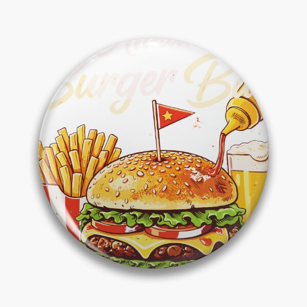 Item preview, Burger Bash T-Shirt designed and sold by Matinez Pink.