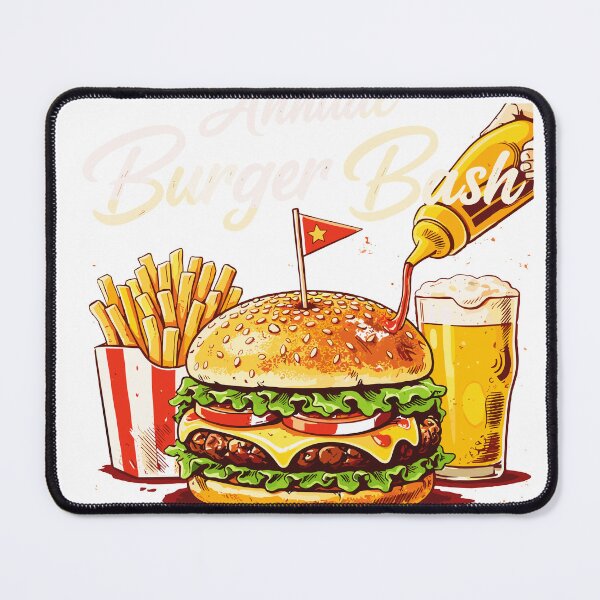 Item preview, Burger Bash T-Shirt designed and sold by Matinez Pink.