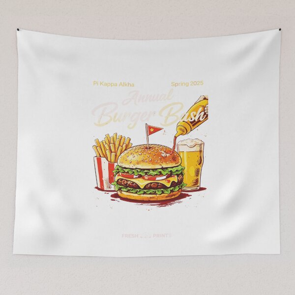 Item preview, Burger Bash T-Shirt designed and sold by Matinez Pink.